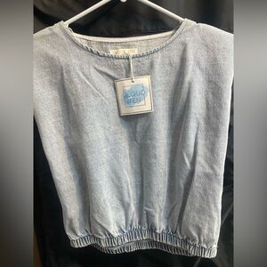 Cloud Ten Women's Denim Blue top